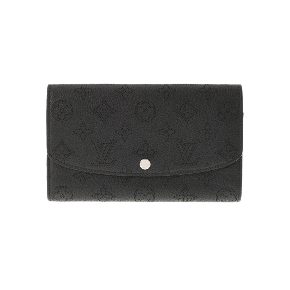 Louis Vuitton Mahina Portefeuille Wallet Iris Black Long